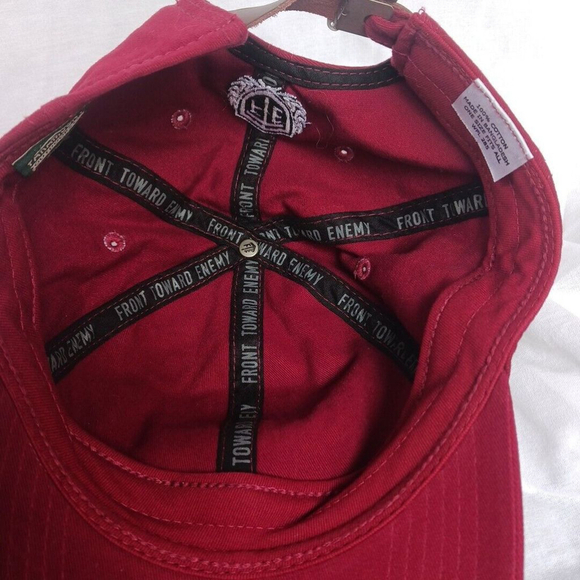 Liberty or Death Baseball Cap Leather Adjustable Strap - Picture 6 of 8